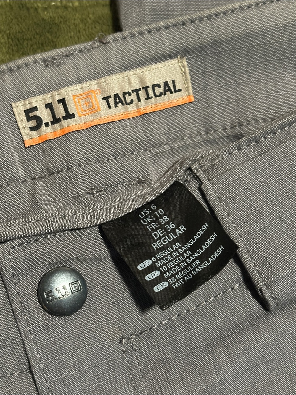 5.11 Tactical Women’s Gray Cargo Pants - Picture 5 of 5